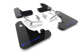 Rally Armor 2022+ Subaru BRZ / 2022+ Toyota GR86 Black UR Mud Flap w/ Blue Logo - MF99-UR-BLK-BL