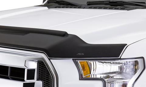 AVS 06-17 Ford Expedition Aeroskin II Textured Low Profile Hood Shield - Black - 436033