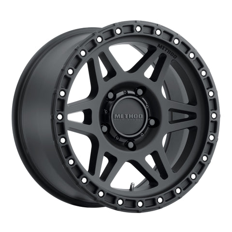 Method MR312 17x9 -12mm Offset 5x5 71.5mm CB Matte Black Wheel - MR31279050512N