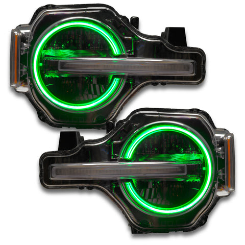 Oracle 2021 Ford Bronco DRL Upgrade w/ Halo Kit - ColorSHIFT w/ 2.0 Controller - 1468-333