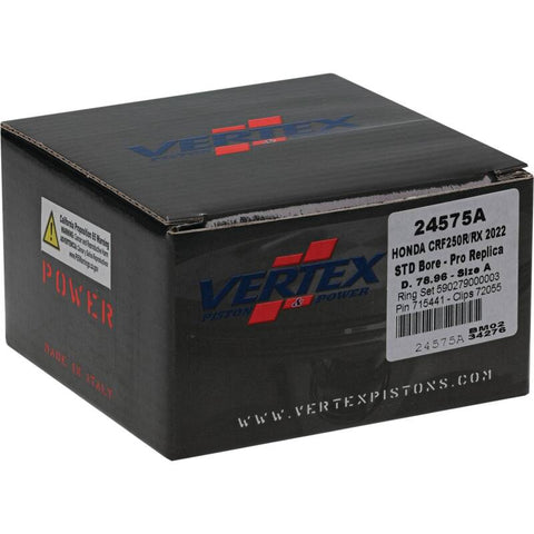Vertex Piston 22-24 Honda CRF 250 R 250cc Forged Replica Piston Kit - 24575A
