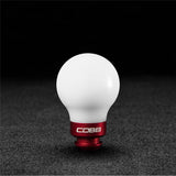 Cobb Subaru 5-Speed COBB Knob - White w/ Race Red - 211350-W-RD
