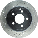 StopTech 05-13 Chrysler300/300C / 09-12 Dodge Challenger Rear Right Drilled & Slotted Rotor - 127.63060R