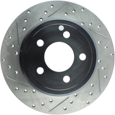 StopTech 05-13 Chrysler300/300C / 09-12 Dodge Challenger Rear Right Drilled & Slotted Rotor - 127.63060R
