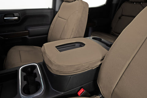 Covercraft 21-24 Ford F-150 Endura PrecisionFit Custom Front Row Seat Covers - Tan/Tan - GTF4268ABENTT
