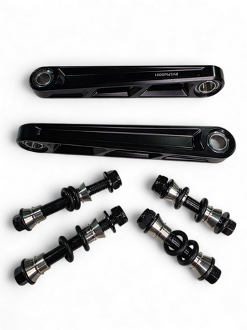 Elektric Offroad 2024+ Can Am Maverick R Front Sway Bar Links Anodized Black - RVSPA0003-B
