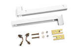 BackRack 17-23 Ford F-250/350 SD (Alum Body) No Drill Standard Hardware Kit - White - 30221TBW