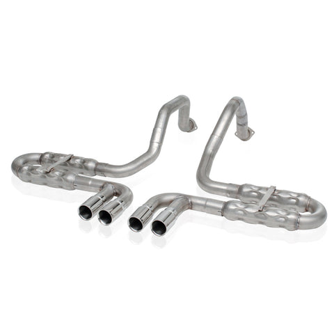 Stainless Works 1997-04 Corvette C5 2-1/2in Axle Back Quad Rolled Edge Tips - VC5CHAM