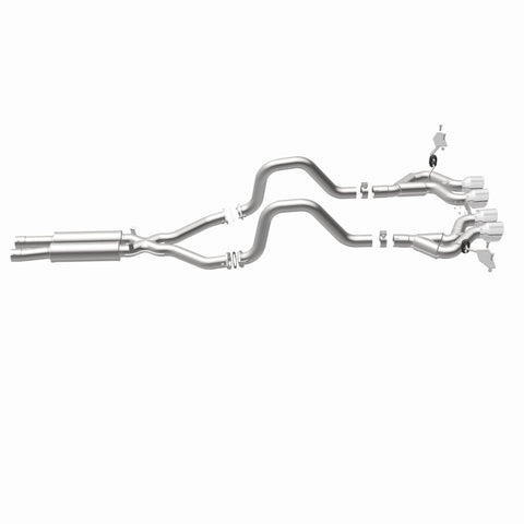 Magnaflow 00-04 Chev Corvette V8 5.7L Comp Series Quad Ctr Rr Exit SS Cat-Back Perf Exhaust - 15281