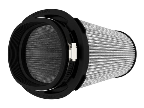 aFe Magnum FLOW Pro DRY S Air Filter 6.75x4.75 Flange 8.25x6.25 Base (Mt2) 7.25x5 Top 8.5 Height - 21-91101