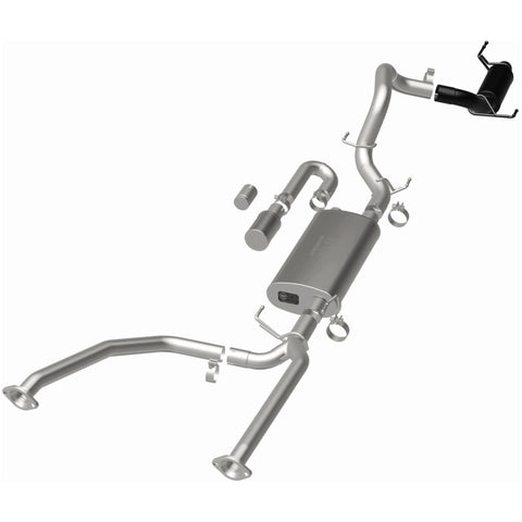 MagnaFlow 2023 Toyota Sequoia Overland Series Black Axle-Back Exhaust - 19625