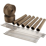 DEI Exhaust Wrap Kit - Header Wrap - Jeep JK - 2007-2011 - Titanium - 10136