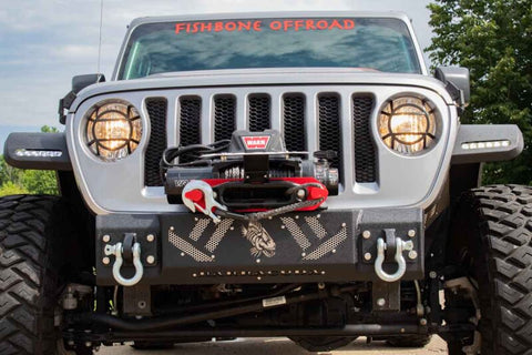 Fishbone Offroad 07-18 Jeep Wrangler JK Barracuda Modular Front Bumper - Base - FB22341