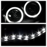 xTune Toyota Tacoma 05-11 Halo Projector Headlights Black PRO-JH-TT05-LED-BK - 9027857