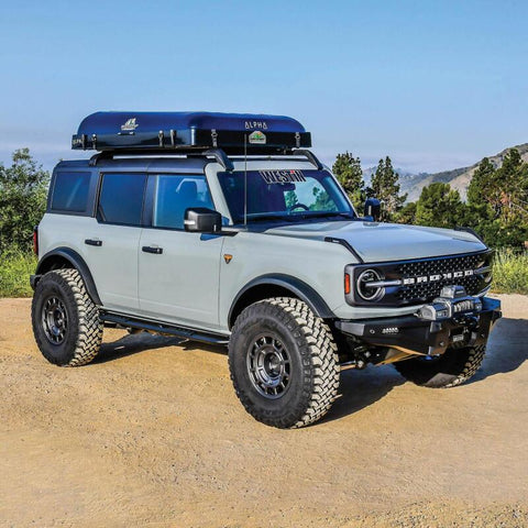 Westin 21-23 Ford Bronco 4dr (Excl. Bronco Sport) Rock Slider - Textured Black - 42-14195
