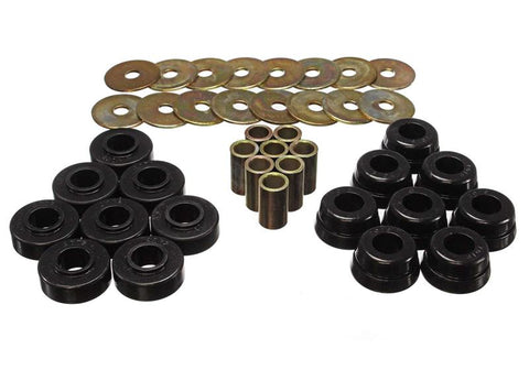 Energy Suspension GM Body Mount Set W/Hardware - Black - 3.4126G