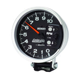Autometer 5 inch 10,000 RPM w/ Peak Memory Pedestal Tachometer Auto Gage - Black - 233902