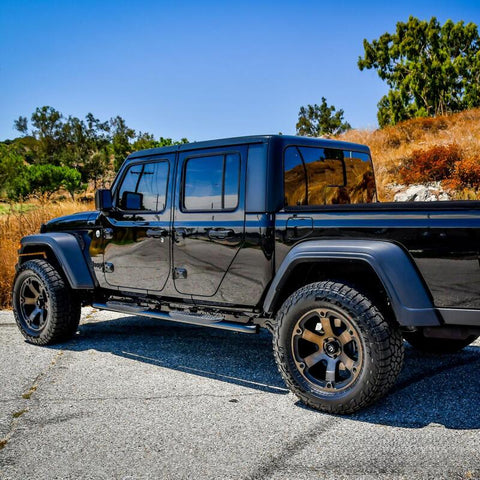 Westin 20-22 Jeep Gladiator PRO TRAXX 4 Oval Nerf Step Bars - Black - 21-24165