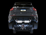 AWE Tuning Ford Focus RS Touring Edition Cat-Back Exhaust- Resonated - Chrome Silver Tips - 3020-32036