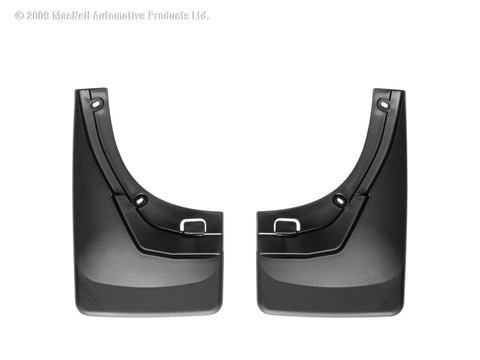 WeatherTech 07-13 Chevrolet Tahoe No Drill Mudflaps - Black - 120014