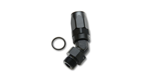 Vibrant Male -6AN 45 Degree Hose End Fitting - 9/16-18 Thread (6) - 24402