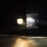 AlphaRex 07-13 Toyota Tundra / 08-17 Sequoia LUXX LED Proj HL Alpha-Blk w/Actv Light Seq. Sig + DRL - 880825