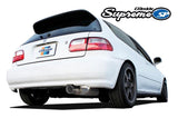 GReddy 92-95 Honda Civic EG Hatchback 76mm Turbo/Swap Supreme SP Cat-Back Exhaust - 10158205