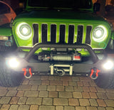 Oracle Oculus Bi-LED Projector Headlights for Jeep JL/Gladiator JT - Matte Blk - 5500K - 5839-504