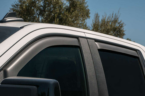 EGR 2019 Chevy 1500 Crew Cab In-Channel Window Visors - Dark Smoke - 571691