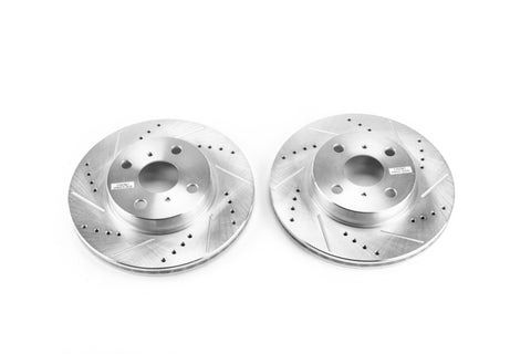 Power Stop 12-15 Scion iQ Front Evolution Drilled & Slotted Rotors - Pair - JBR1541XPR