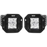 Westin FM4Q 3W Osram w/mounting hardware and pigtail connectors (set of 2) - Black - 09-1218FM4