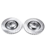 Power Stop 05-11 Audi A6 Quattro Front Evolution Drilled & Slotted Rotors - Pair - EBR828XPR