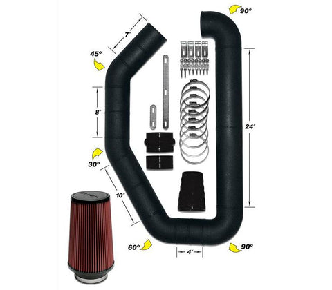 Airaid U-Build-It - 3.5in Intake Tube - 100-350
