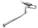 aFe Scorpion Exhaust System Cat Back 2.5in Aluminized Hi-Tuck 07-18 Jeep Wrangler JK V6 3.6/3.8L - 49-08043