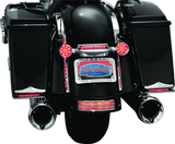 Kuryakyn Curved License Plate Mount Chrome - 3157