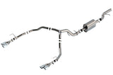 Borla 21-22 Chevrolet Tahoe 6.2L V8 2/4WD 4DR Brushed T-304 Stainless Steel S-Type Cat-Back Exhaust - 140859