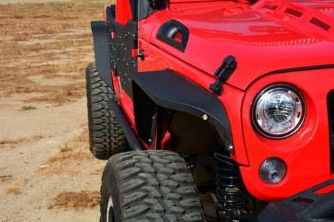 DV8 Offroad 07-18 Jeep Wrangler JK Front & Rear Slim Fenders - FENDB-06