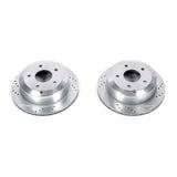 Power Stop 05-06 Pontiac GTO Rear Evolution Drilled & Slotted Rotors - Pair - AR8285XPR