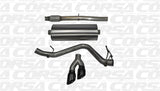 Corsa 14-19 GMC Sierra/Chevy Silv 1500 Crew Cab/Short Bed 5.3L V8 Black Sport Single Side CB Exhaust - 14873BLK
