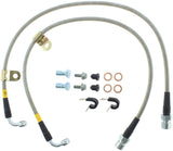 StopTech 05 Chrysler 300C 5.7L V8 w/ Vented Rear Disc Stainless Steel Front Brake Lines - 950.63003