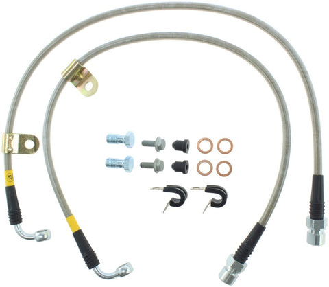 StopTech 05 Chrysler 300C 5.7L V8 w/ Vented Rear Disc Stainless Steel Front Brake Lines - 950.63003