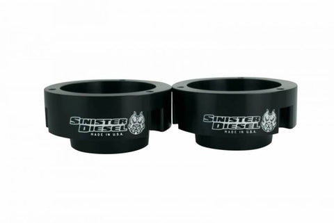 Sinister Diesel 94-09 Dodge 2500/3500 Black (4wd Only) Leveling Kit - SD-9409LVL-BLK