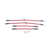 Power Stop 04-08 Acura TL Front & Rear SS Braided Brake Hose Kit - BH00019