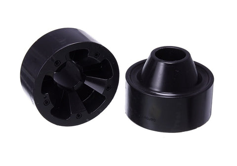 Energy Suspension 07-17 Jeep Wrangler (JK) Black Rear Coil Spring Spacer 1-3/4in Lift Set - 2.6112G