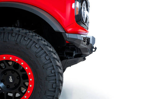 Addictive Desert Designs 21-22 Ford Bronco Bomber Front Bumper (w/ 3 Rigid 360 Mounts) - F230194130103