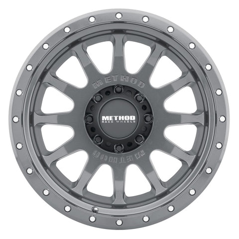 Method MR605 NV 20x10 -24mm Offset 8x6.5 121.3mm CB Gloss Titanium Wheel - MR60521080824N