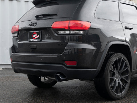 aFe Large Bore HD 3in 304 SS Cat-Back Exhaust w/ Black Tips 14-19 Jeep Grand Cherokee (WK2) V6-3.6L - 49-38078-B