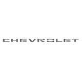 Putco 19-20 Chevy Silverado LD - Grille Letters - Black Platinum Chevrolet Letters - 55552BPGM