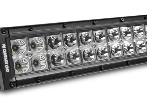 Go Rhino Xplor Bright Series Dbl Row LED Light Bar (Side/Track Mount) 21.5in. - Blk - 751202113CDS