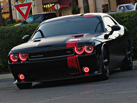 Oracle Dodge Challenger 08-14 Halo Kit (ProjectorHL) - ColorSHIFT w/ BC1 Controller - 2238-335
